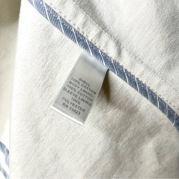 BANANA REPUBLIC cream-colored trench coat - Picture 10 of 13